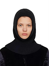 Kışlık Tam Kalıp Boğazlı Dokuma Triko Bere - Siyah