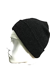 Kışlık Tam Kalıp Çocuk Triko Bere - Siyah