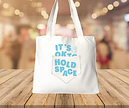 Baskılı Piknik ve Deniz Cepli Fermuarlı Çanta - Beyaz