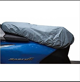 Motosiklet Sele Koruyucu Branda - Sele Örtüsü - Sele Brandası - Gri