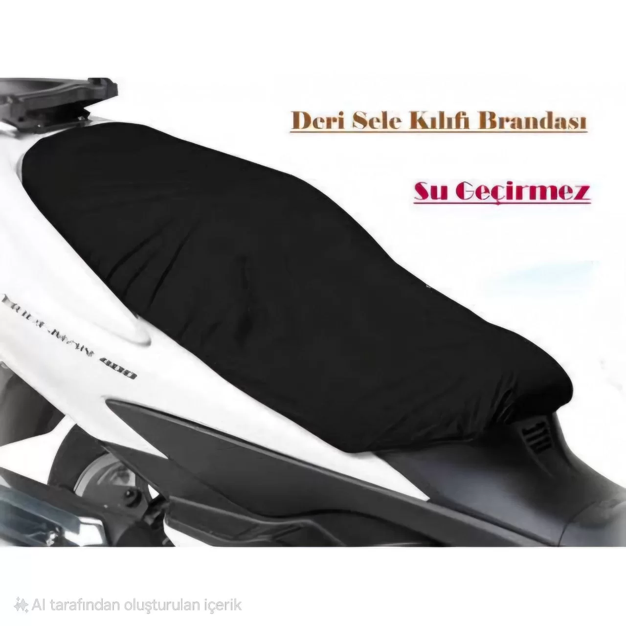 Motosiklet Sele Koruyucu Branda - Sele Örtüsü - Sele Brandası - Siyah